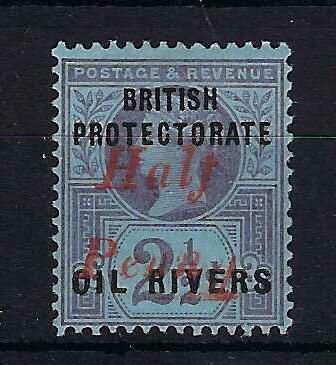 Image of Nigeria & Territories ~ Oil Rivers Protectorate SG 21 LMM British Commonwealth Stamp